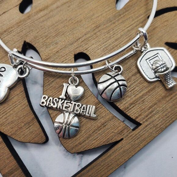 Basketball Mom Expandable Charm Bracelet - Picture 10 of 10